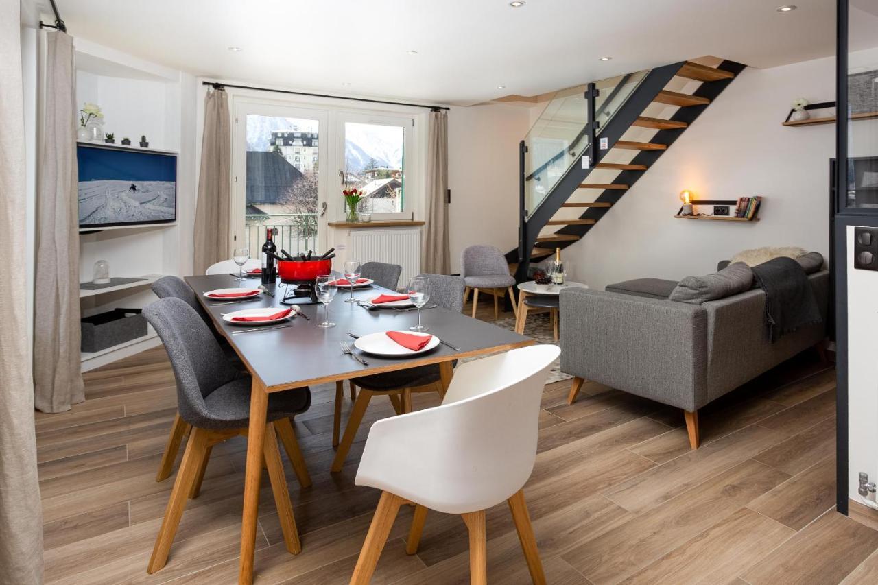 Le Panoramic Mont Blanc Apartment - Chamonix All Year Eksteriør bilde