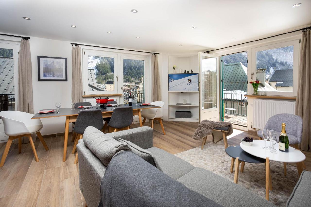 Le Panoramic Mont Blanc Apartment - Chamonix All Year Eksteriør bilde
